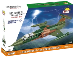 Americký přepadový stíhací letoun Lockheed® F-104 Starfighter® COBI 2426 Vietnam War 1:48 Americký přepadový stíhací letoun Lockheed® F-104 Starfighter® COBI 2426 Vietnam War 1:48