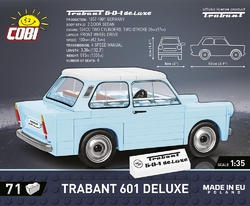 Automobil TRABANT 601 DeLuxe COBI 24516 - Youngtimer 1:35