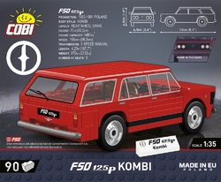 Automobil Polski Fiat FSO 125p 1.5ME COBI 24588 - Youngtimer - kopie