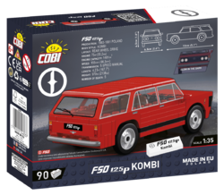 Automobil Polski Fiat FSO 125p KOMBI COBI 24603 - Youngtimer 1:35