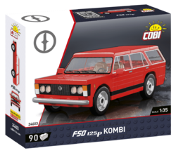 Automobil Polski Fiat FSO 125p KOMBI COBI 24603 - Youngtimer 1:35