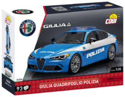 Auto GIULIA Quadrifoglio POLIZIA COBI 24606 - Alfa Romeo 1:35