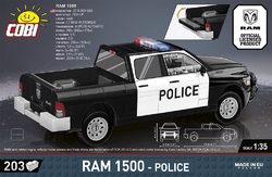 American pick-up car RAM 1500 Police COBI 24608 - RAM collection 1:35