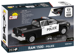 American pick-up car RAM 1500 Police COBI 24608 - RAM collection 1:35