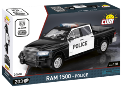 American pick-up car RAM 1500 Police COBI 24608 - RAM collection 1:35