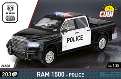 American pick-up car RAM 1500 Police COBI 24608 - RAM collection 1:35