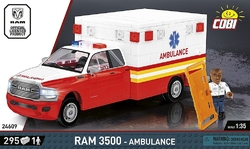 Americký automobil RAM 3500 Ambulance COBI 24609 - RAM collection 1:35