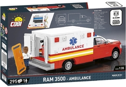 Americký automobil RAM 3500 Ambulance COBI 24609 - RAM collection 1:35