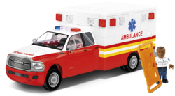 Americký automobil RAM 3500 Ambulance COBI 24609 - RAM collection 1:35