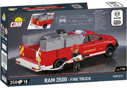 Americký automobil RAM 3500 Hasiči COBI 24612 - RAM collection 1:35