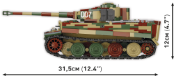 Nemecký tank PzKpfw VI TIGER 123 COBI 2586 - Limited Edition WW II 1:28 - kopie