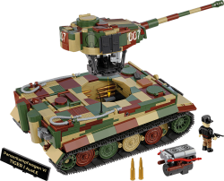 Deutscher Panzer PzKpfw VI TIGER 123 COBI 2586 – Limited Edition WW II 1:28 - kopie