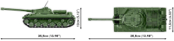 Russian Heavy Tank IS-3 Berlin Victory Parade 1945 COBI 2589 - Limited Edition WW II 1:28 - kopie