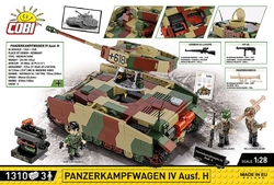 Německý střední tank Panzerkampfwagen IV Ausf. H COBI 2591 - Limited Edition WW II 1:28