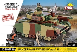 Německý střední tank Panzerkampfwagen IV Ausf. H COBI 2591 - Limited Edition WW II 1:28