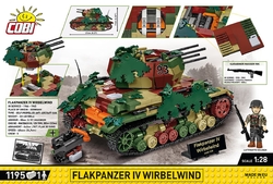 Samohybný protilietadlový kanón Flakpanzer IV WIRBELWIND COBI 2548 - World War II - kopie