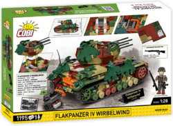 Self-propelled anti-aircraft gun Flakpanzer IV WIRBELWIND COBI 2593 - Executive Edition WW II 1:28