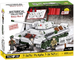 Ruský střední tank T-34/76 / Pz.Kpfw. T-34 747 (R) COBI 2594 - Limited Edition WW II 1:28