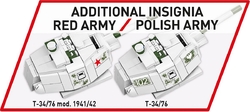 Ruský stredný tank T-34/76 / Pz.Kpfw. T-34 747 (R) COBI 2594 - Limited Edition WW II 1:28 - kopie