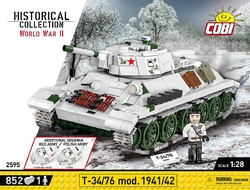 Russian medium tank T-34/76 / Pz.Kpfw. T-34 747 (R) COBI 2594 - Limited Edition WW II 1:28 - kopie