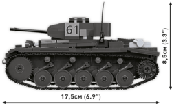 Light tank PANZER II AUSF. A COBI 2718 - World War II - kopie