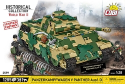 Nemecký stredný tank PzKpfw V PANTHER Ausf. G COBI 2713 - World War II - kopie