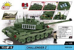 Britský hlavní bojový tank Challenger II COBI 2627 - Armed Forces 1:35