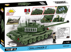 Britský hlavní bojový tank Challenger II COBI 2627 - Armed Forces 1:35