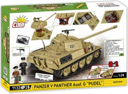 Německý střední tank Panther V Ausf. G "PUDEL"  COBI 2655 - World War II 1:28