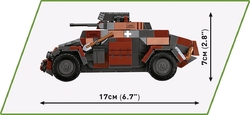 Německé obrněné vozidlo Sd.Kfz. 222 vs polský lehký tank TKS (září 1939 ) COBI 2656 - Limited Edition WW II 1:28