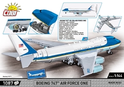 Dopravní letadlo amerických prezidentů Boeing 747 Air Force One COBI 26610 - Boeing 1:144