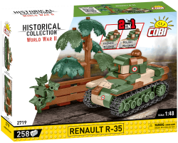 French light infantry tank RENAULT R-35 COBI 2719 - World War II 1:48