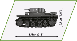 Set tanků Renault R35, Valentine IX a Penzer I COBI 2740