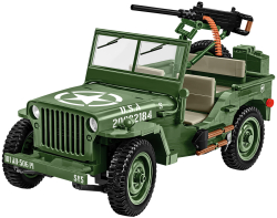 Americký ozbrojený terénní automobil Jeep Willys MB COBI 2296 - World War II