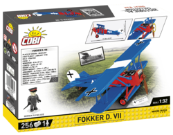 German biplane fighter FOKKER D. VII COBI 2994 - Great War 1:32