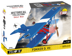 German biplane fighter FOKKER D. VII COBI 2994 - Great War 1:32