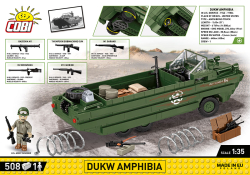 Americké obojživelné vozidlo DUKW Amphibia COBI 3110 - World War II 1:35