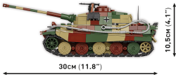 Německý těžký tank Panzer VI Ausf. B KÖNIGSTIGER COBI 3113 - World War II 1:35