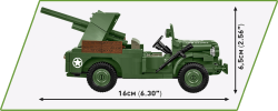 Americký veliteľské vozidlo Dodge WC-56 COBI 3111 - World War II 1:35 - kopie