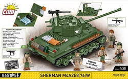 Americký střední tank Sherman M4A2E8 COBI 3118 - World War II 1:35