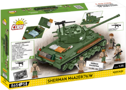 Americký střední tank Sherman M4A2E8 COBI 3118 - World War II 1:35