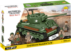 Americký střední tank Sherman M4A2E8 COBI 3118 - World War II 1:35