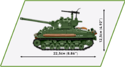 Americký střední tank Sherman M4A2E8 COBI 3118 - World War II 1:35