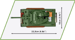 Americký střední tank Sherman M4A2E8 COBI 3118 - World War II 1:35