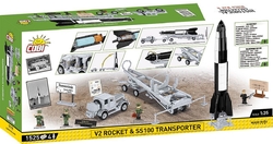 German V-2 Ballistic Missile & Trailer Truck Hanomag SS-100 COBI 3119 Limited Edition WW II 1:35