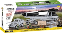 German V-2 Ballistic Missile & Trailer Truck Hanomag SS-100 COBI 3119 Limited Edition WW II 1:35