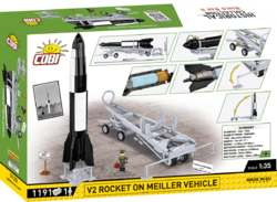 German V-2 Ballistic Guided Missile with trailer Meiller COBI 3120 Executive Edition WW II 1:35