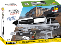 Nemecká balistická riadená strela V-2 s prívesom Meiller COBI 3120 Executive Edition WW II 1:35