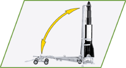 Německá balistická řízená střela V-2 s přívěsem Meiller COBI 3120 WW II 1:35