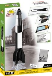 German V-2 Ballistic Guided Missile with trailer Meiller COBI 3120 Executive Edition WW II 1:35 - kopie